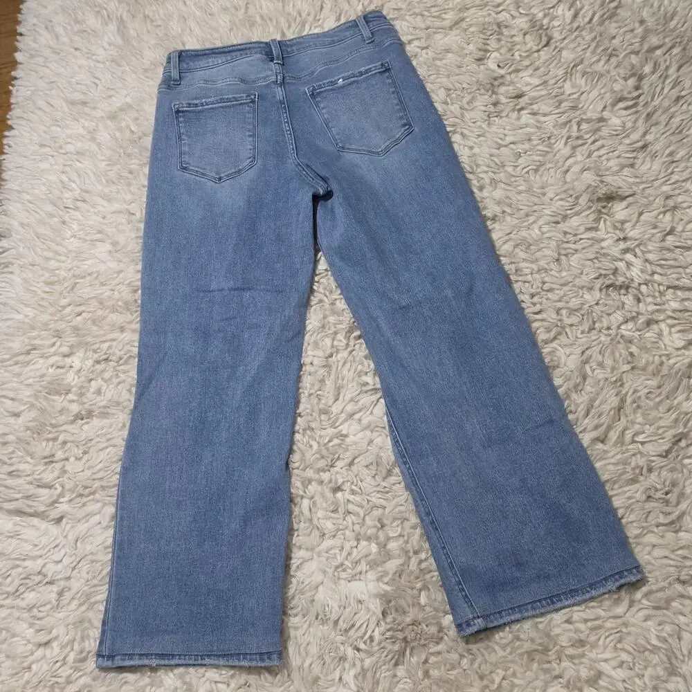 Flying Monkey Women's Mid Rise Classic Straight Jeans Size 30